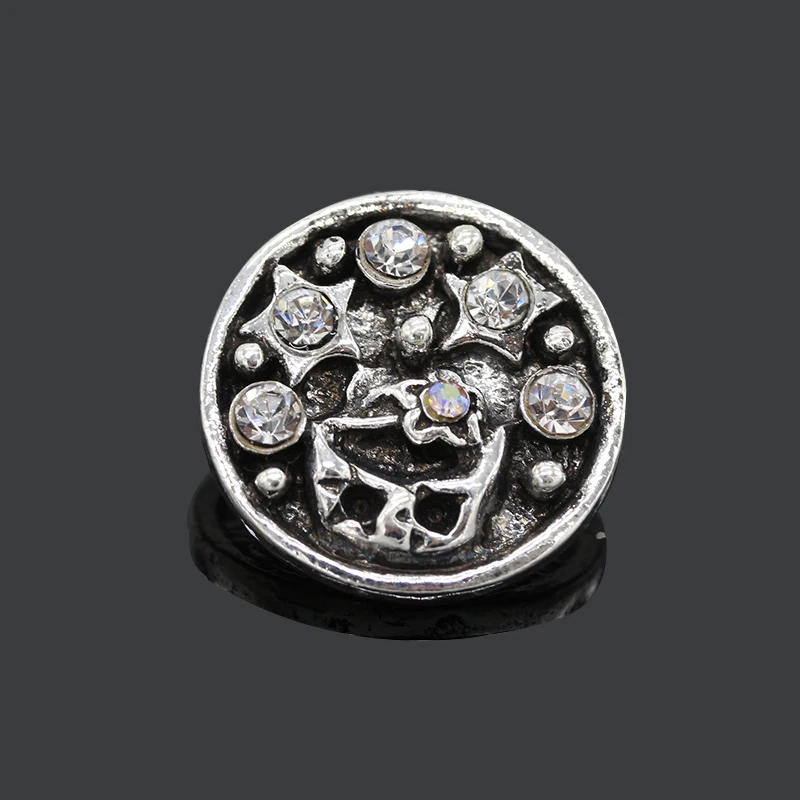 5 шт./лот Новое Поступление Горячей Оснастку Пресс Кнопки Горный Хрусталь