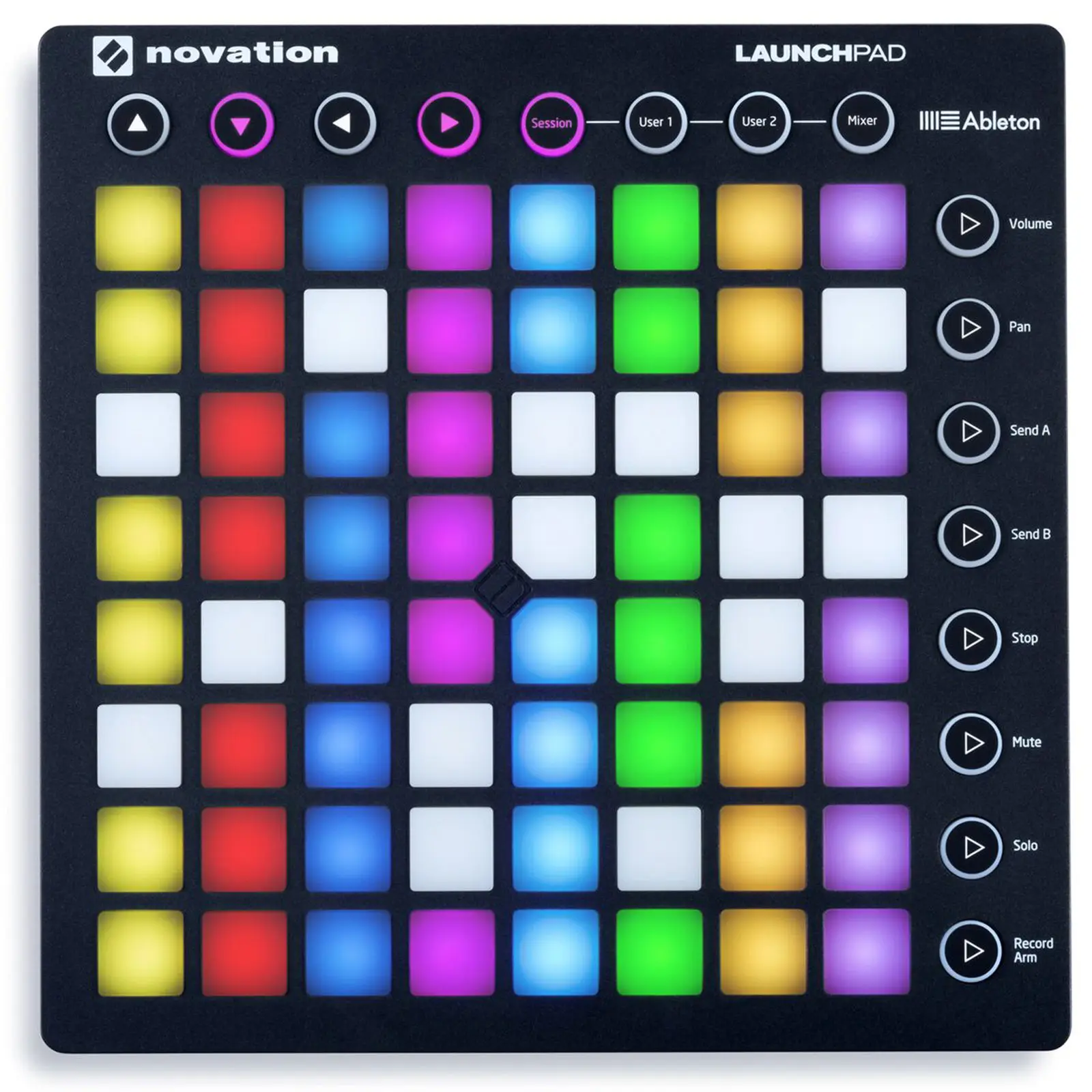 Novation Launchpad RGB DJ hit pad Resolume VJ midi controlle | Электроника