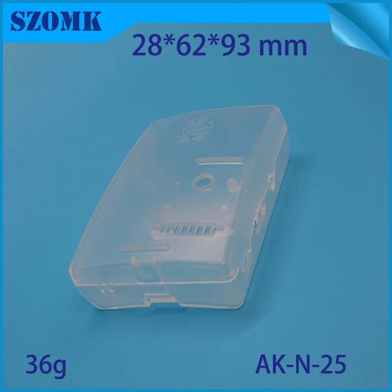 1 шт. 28*62*93 мм szomk пластиковая коробка для электроники Корпус raspberry pi 3