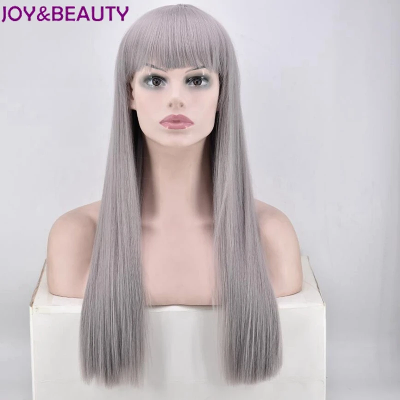 Парики JOY & BEAUTY для женщин Длинные Синтетические волосы серого цвета 26 дюймов