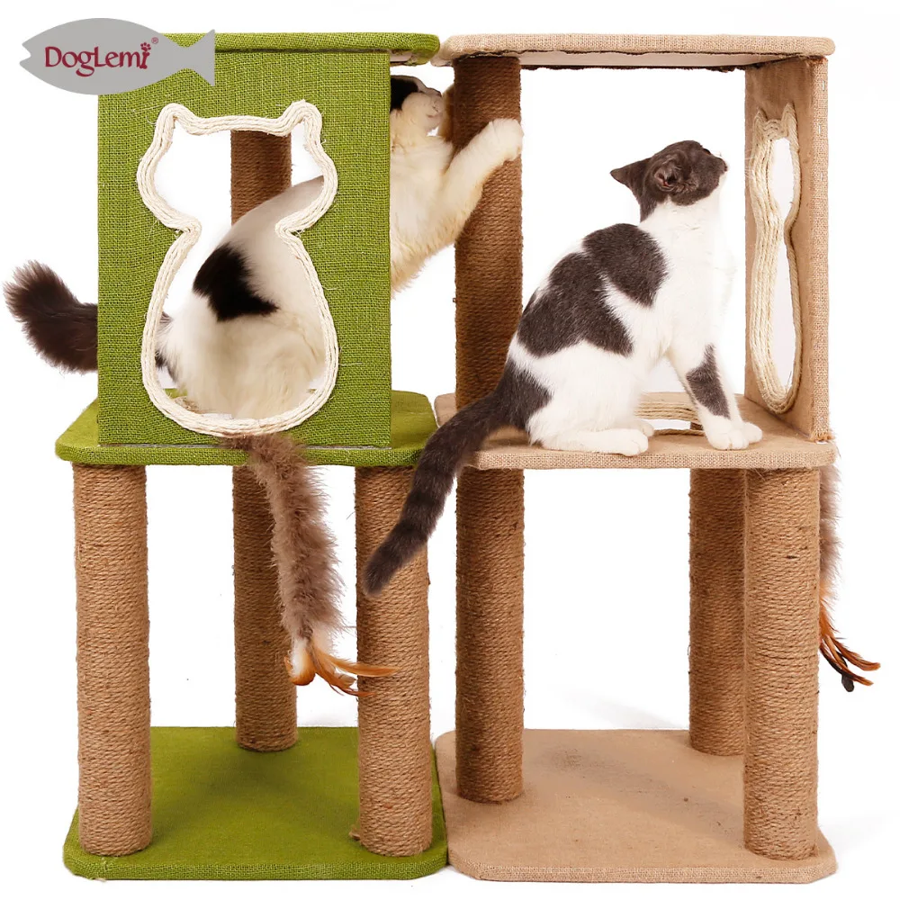 Когтеточка для кошек деревянная мебель натуральное домашнее украшение Gui Lin из