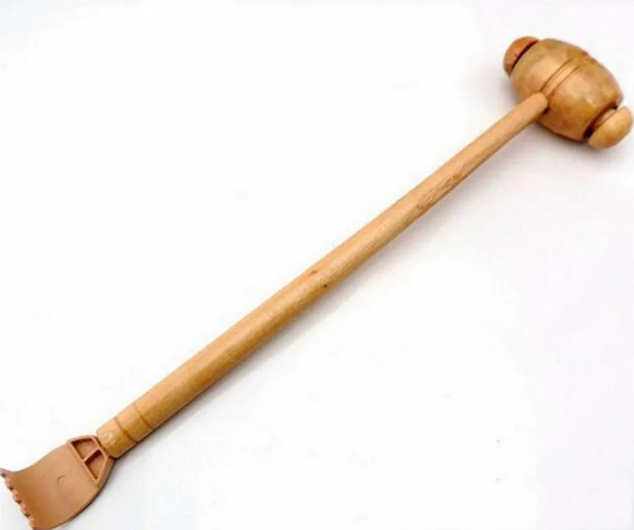HANRIVER Multifunctional massagers dual-purpose massage hammer double belt scratching stick beat beats | Красота и здоровье