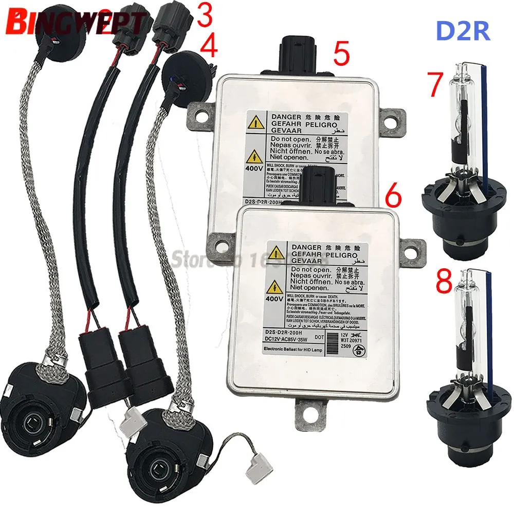 Новый ксеноновый балласт HID + провод лампа D2S D2R W3T19371 W3T16271 W3T20671 W3T20971|База| |