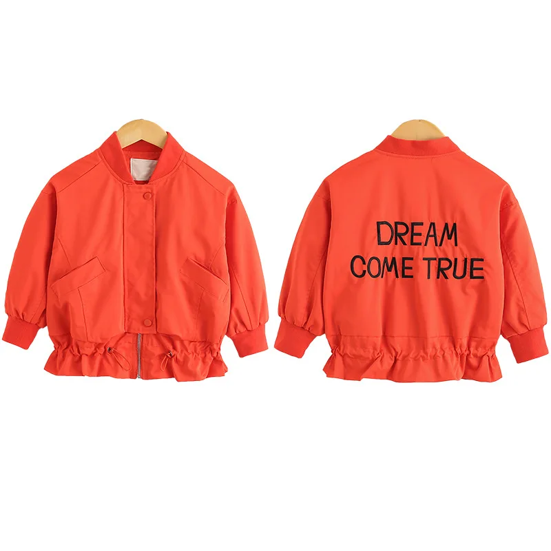 Куртки и пальто для маленьких девочек осенняя куртка одежда на весну толстовка с