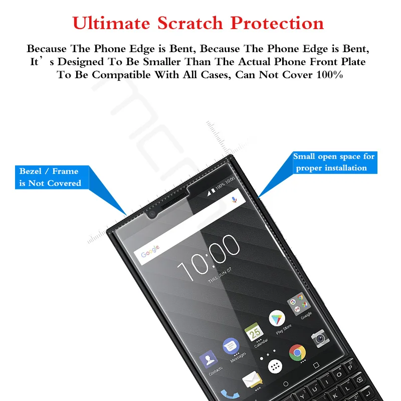 Защитная пленка для экрана из закаленного стекла BlackBerry KEY2 9H 2.5D 4 5 дюйма защитная