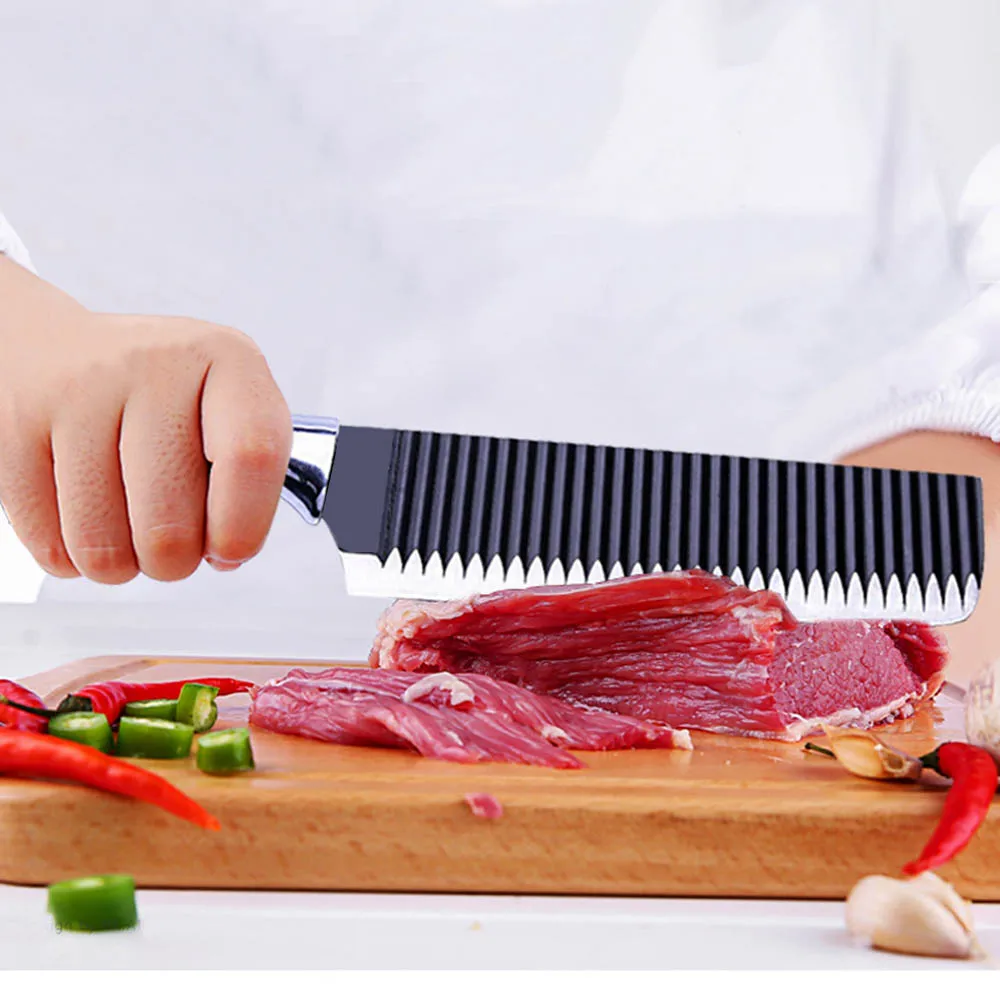 

Black Stainless Steel 6pcs/set Kitchen Knife Set Germany Steel Ultra Sharp Blade