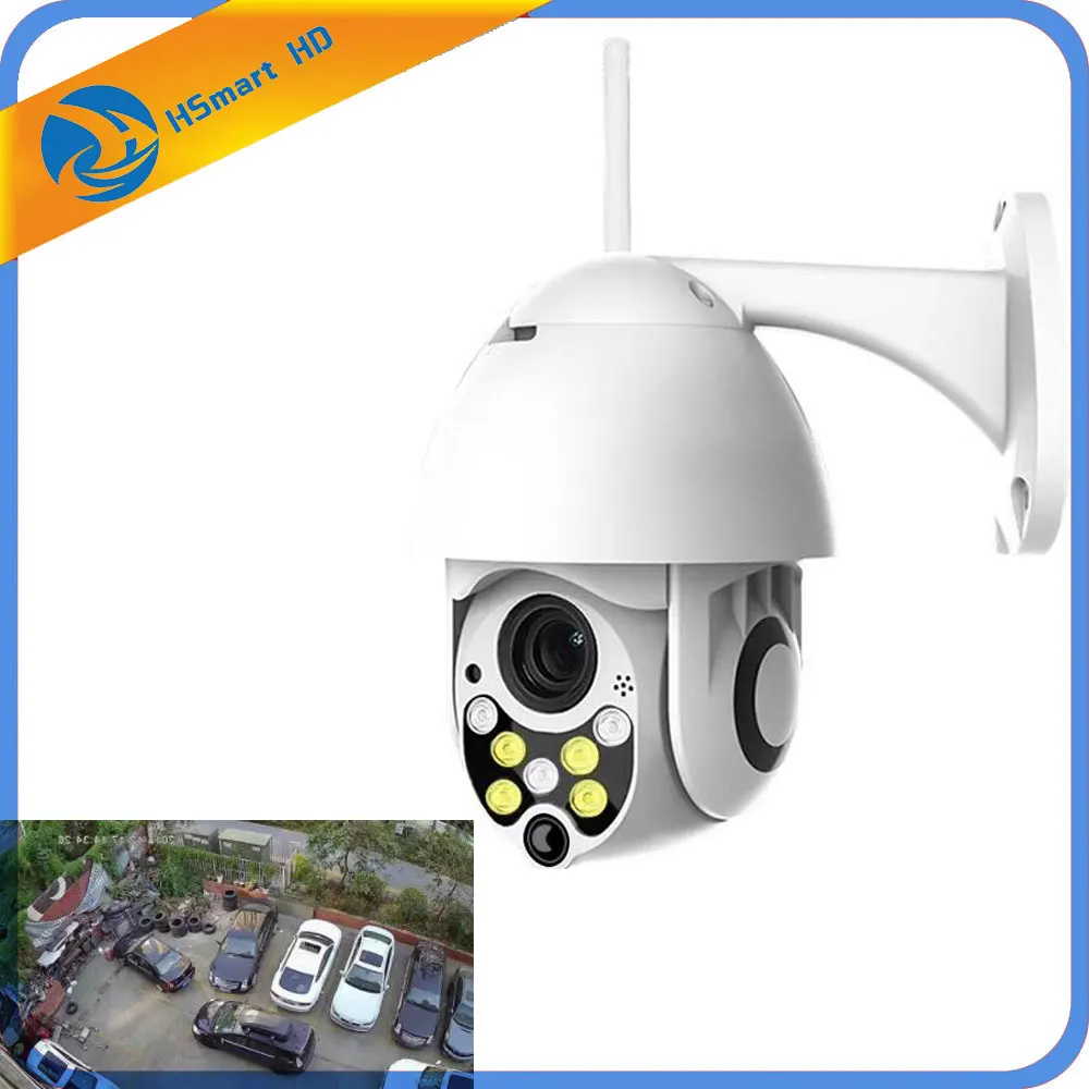 1080P PTZ IP камера наружная скорость купольная беспроводная Wifi камера безопасности Аудио Микрофон сеть видеонаблюдения Сигнализация связь