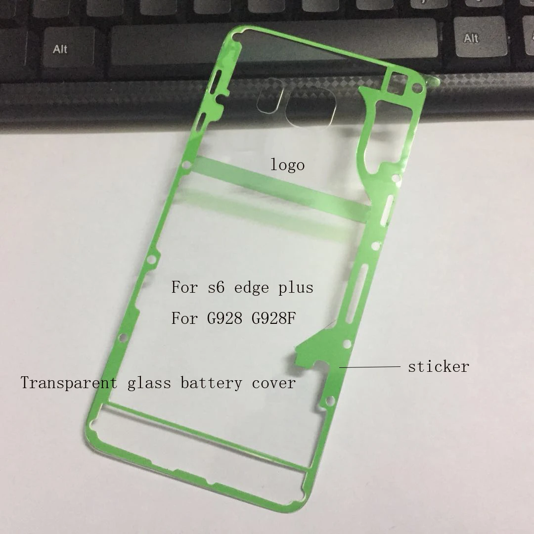 

Glass Housing Case For Samsung Galaxy S6 G920F S6 edge G925F S6 edge Plus G928F Transparent battery Cover back Case Rear Door