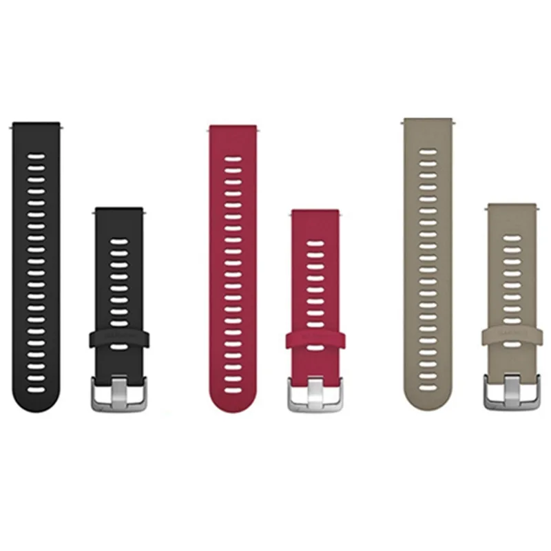 Garmin Forerunner 645 силиконовый ремешок без инструментов 20 мм Вишневый