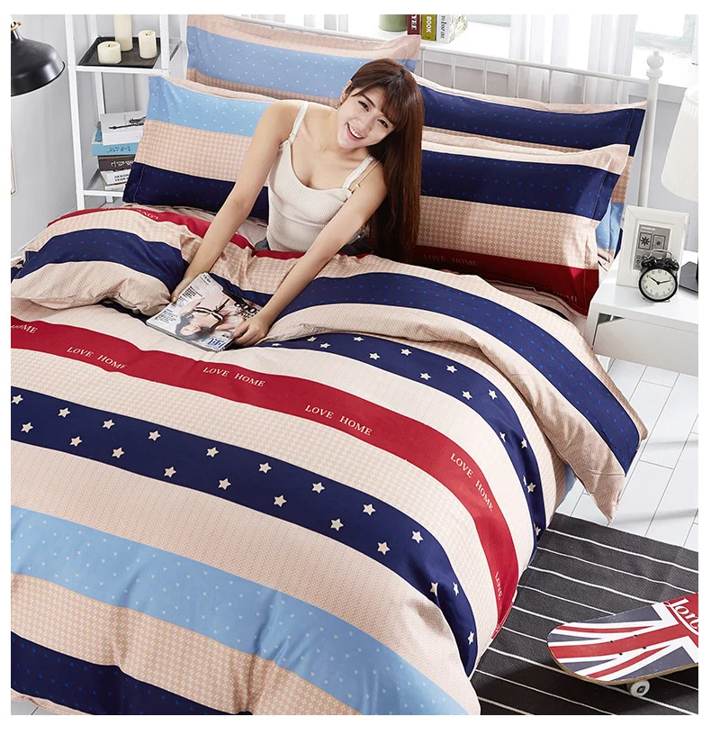 Бесплатная доставка 4 шт. 2 постельные принадлежности одеяло покрыты раза