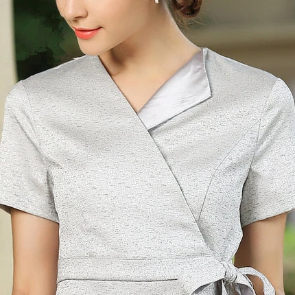 Косметичка осенне-зимняя одежда для работы в салонах красоты спа платье-форма |