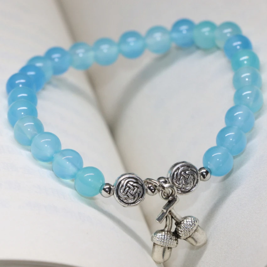 Элегантный браслет 18 стиль натуральный камень сердолик оникс агат 6 мм 8 круглые