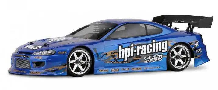Оригинальный HPI 1/10 on road blue body RS4 3 Evo forHPI SPRINT 2 1969 FW06|Детали и аксессуары| |