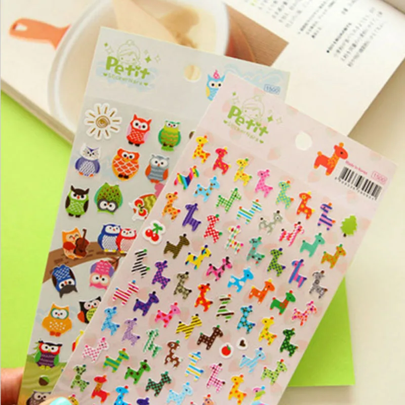 

20sets Cute Giraffe Paper Sticker Dairy Sticker Scrapbook Sticker