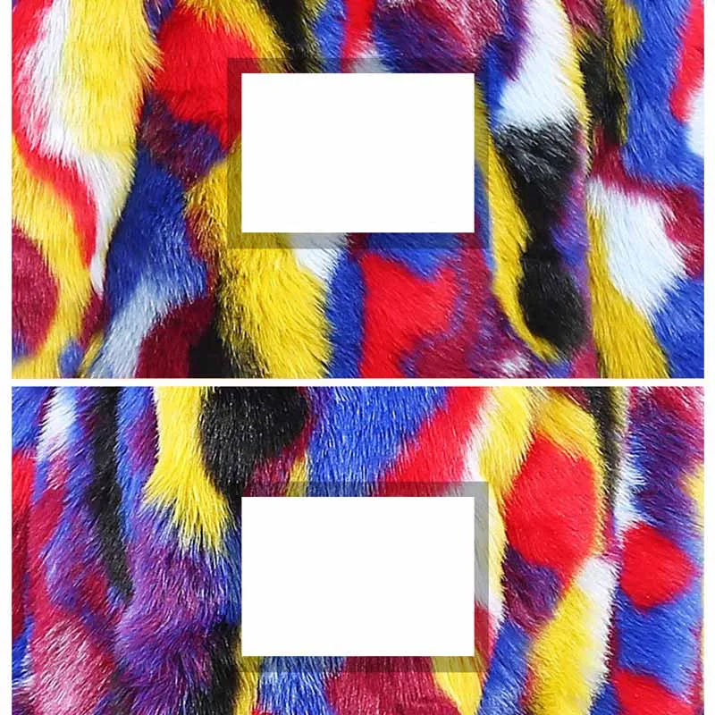 Женское повседневное меховое пальто из искусственного меха с длинным рукавом