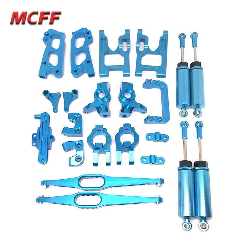 Wltoys 12428 12423, металлическая обновленная часть, класс/задняя ось/рычаг/коробка переднего сигнала/Шестерня/Соединительная Радиоуправляемая машина 12423 12428, запчасти Асса - Цвет: C set As shown