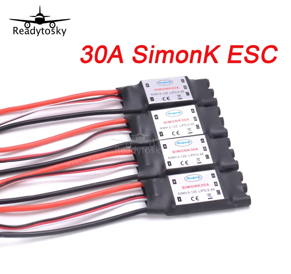 30A Simonk ESC с BEC для F450 S500 S550 RC Quadcotper вертолет