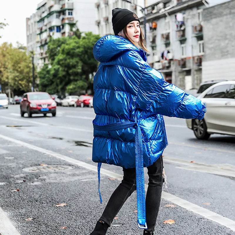 Хлопковое пальто 2018 новые корейские женские Роскошные Длинные парки верхняя