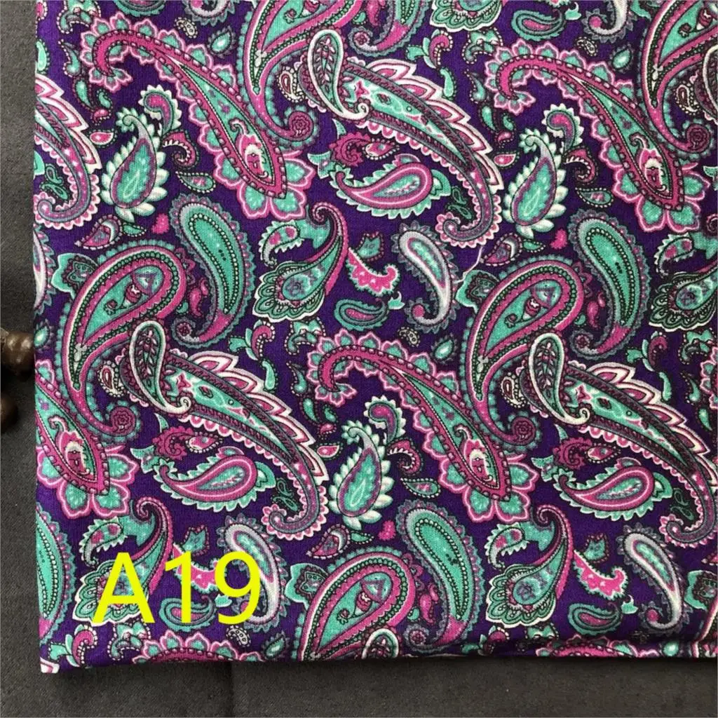 50*145cm Poplin Floral 100% Cotton Fabric Meters For Patchwork Quilting Baby Bedding Cribs Blanket Sewing Material D30 | Дом и сад