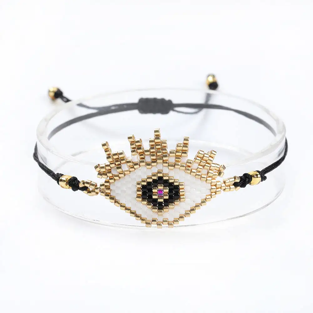 Go2boho Прямая поставка MIYUKI Pulseras сглаза браслет Турция сглаза браслеты ручной работы для женщин Подарки Ювелирные Изделия Delicas бусины