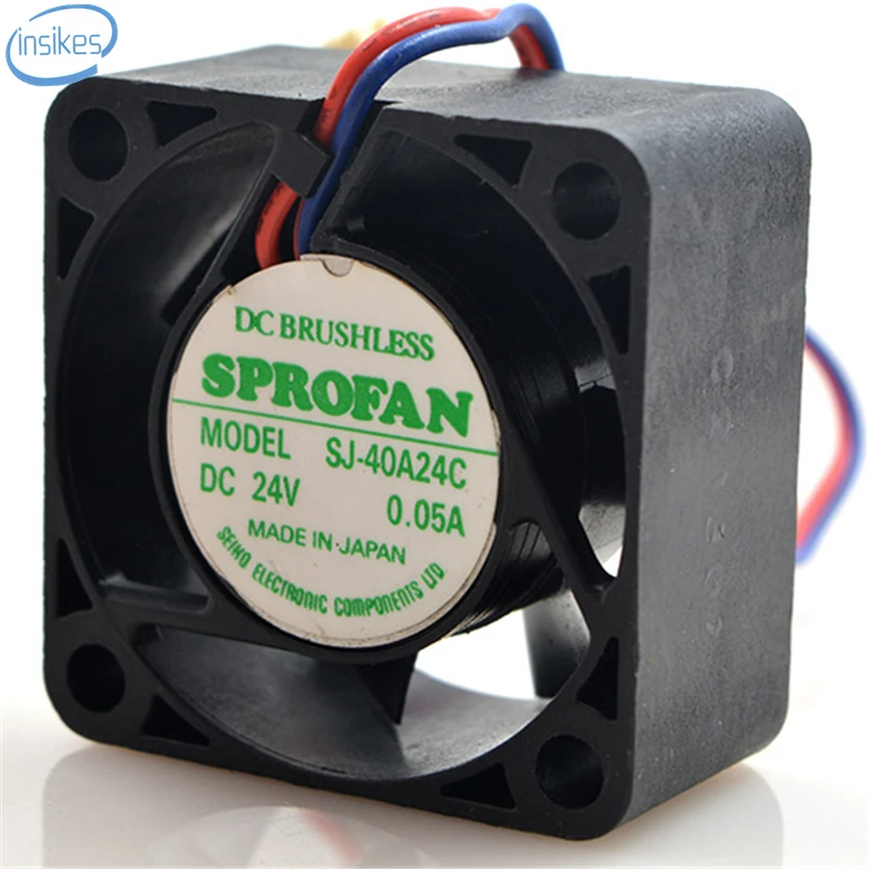 SPROFAN SJ 40A24C Вентилятор охлаждения DC 24V 0.05A 3020 3 см 30*30*20 мм 2 провода|wire 2|wire wirewire 5 |