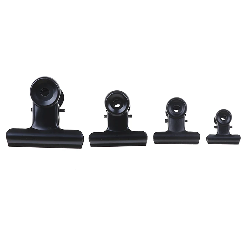 Зажимы для писем черные металлические бумажные зажимы из нержавеющей стали