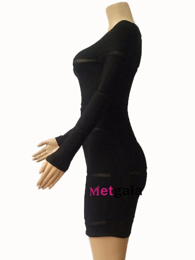 Modphy 2018 летние сексуальные платья высокого качества с длинным рукавом Женские