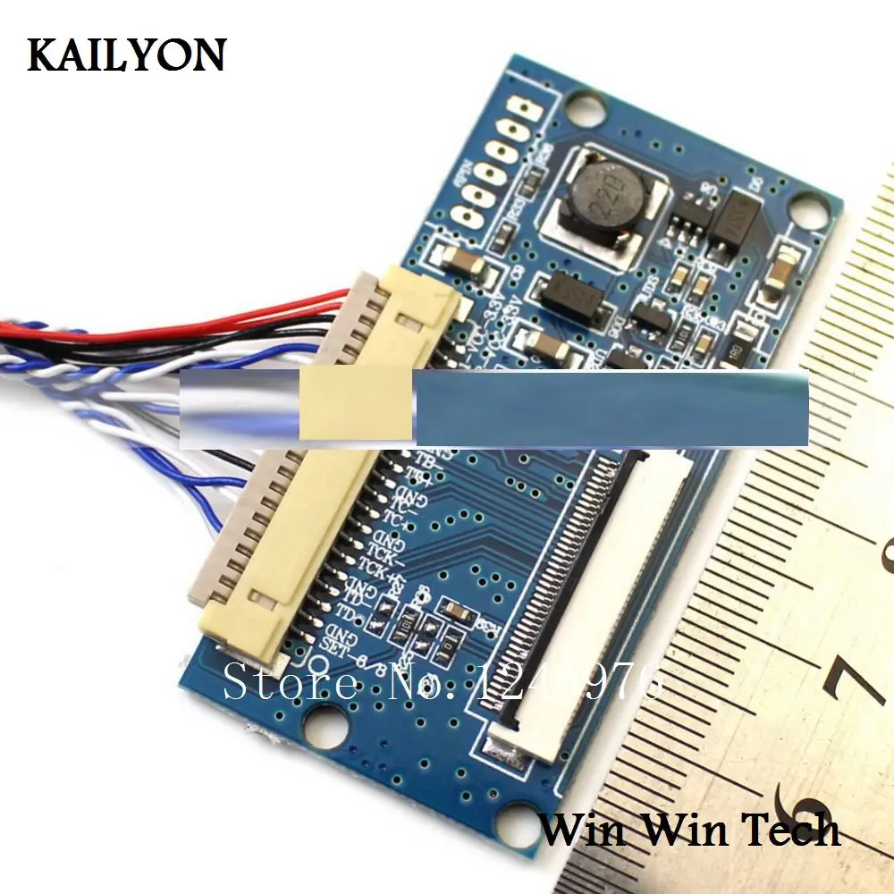 Универсальный преобразователь интерфейса сигнала LVDS DF14 20Pin к FPC 40Pin для ЖК панели 7