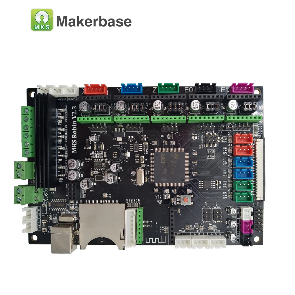 MKS Robin Интегральная плата STM32 контроллер материнская с TFT дисплеем 3d принтер diy