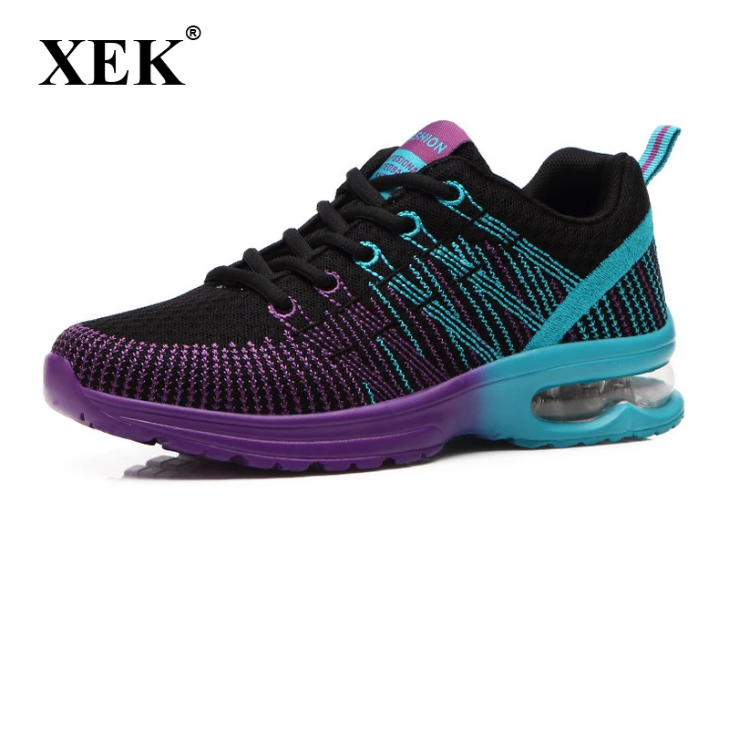 XEK Sport Running Shoes Woman Outdoor Breathable Comfortable Couple Lightweight Athletic Mesh Sneakers Women for GSS04 | Спорт и
