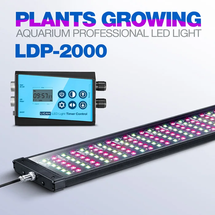 Standard and Timer LICAH свежая вода аквариумное растение светодиодный светильник LDP-2000 - Цвет: Standard and Timer