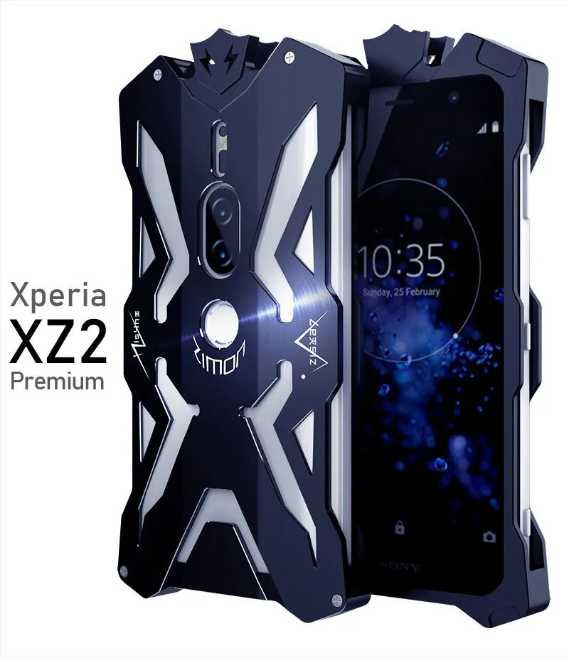 2019 Zimon Armor II авиационный металлический чехол для телефона SONY XZ2 xz3 Premium мощный