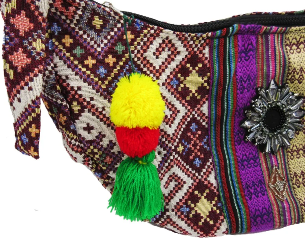 Винтажная ручная сумка hmong в стиле бохо этническая тайская индийская мессенджер