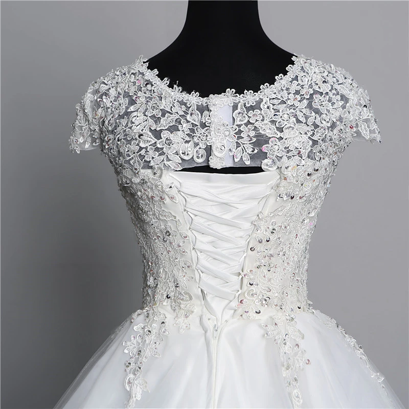Бальное платье реальные изображения Vestido De Novia Тюлевое свадебное 2018 с блестками
