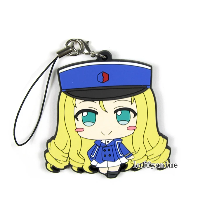 Girls und Panzer GIRLS and PANZER резиновая подвеска Oshida мультфильм аниме экшн игрушка фигурки