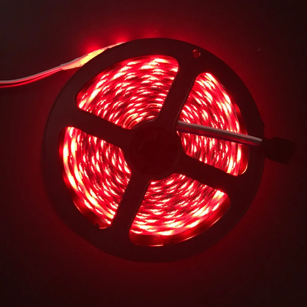 Светодиодная лента RGB 5 м SMD5050 Диодная с 17 клавишами контроллера адаптер 12 В 3 А