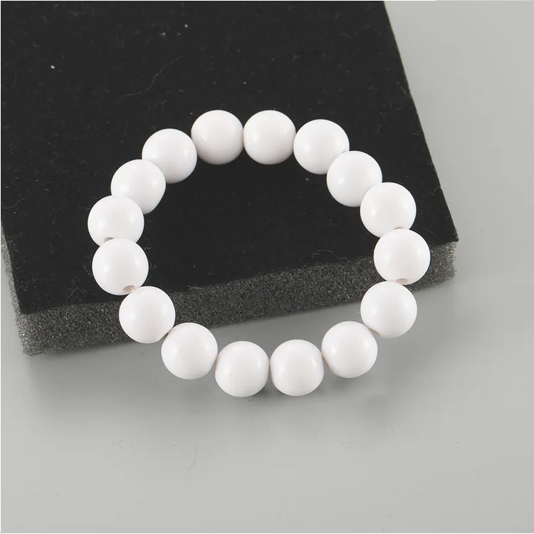 Корейская версия 2019 модная новая простая дикая акриловая белая фотосессия