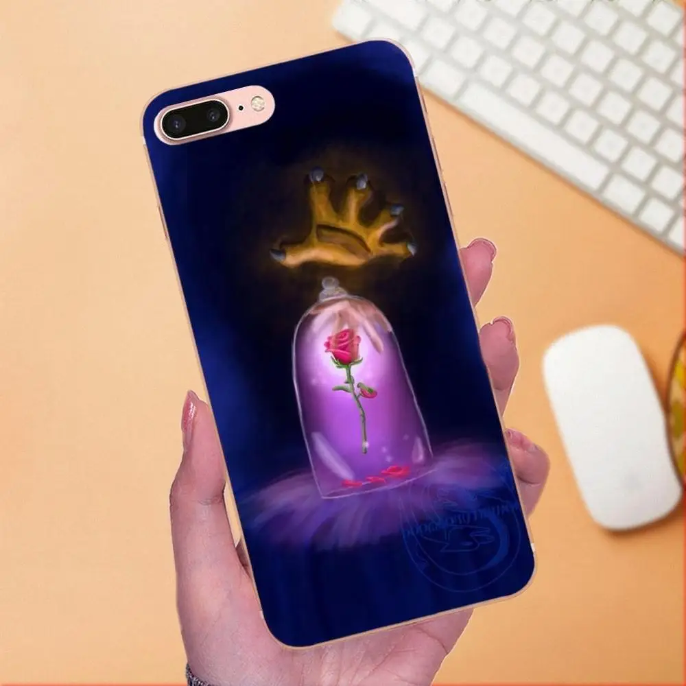 Мягкий чехол из ТПУ для телефона Huawei Mate 7 8 9 10 20 P8 P9 P10 P20 P30 Lite Plus Pro 2017 Beauty Beast Rose Princess |