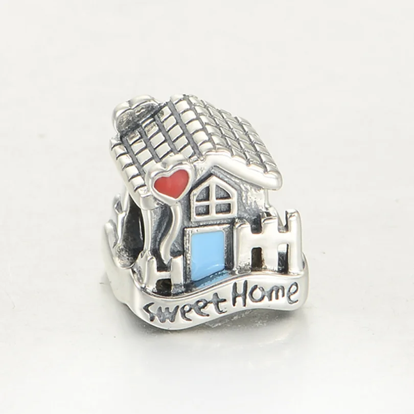 Новинка! Оригинальные Твердые бусины из стерлингового серебра 925 пробы Милая