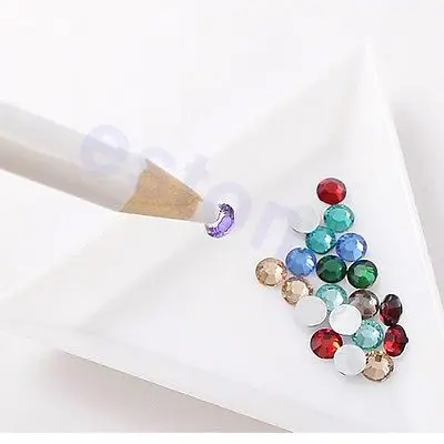 5 шт./лот стразы для дизайна ногтей камни набор кристаллов инструмент воск