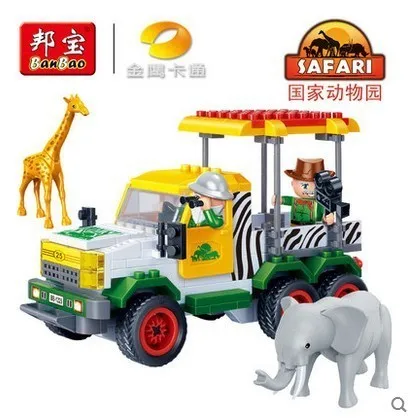 Banbao Строительный набор сделай сам Совместимость с lego city car 685 3D блоки модель