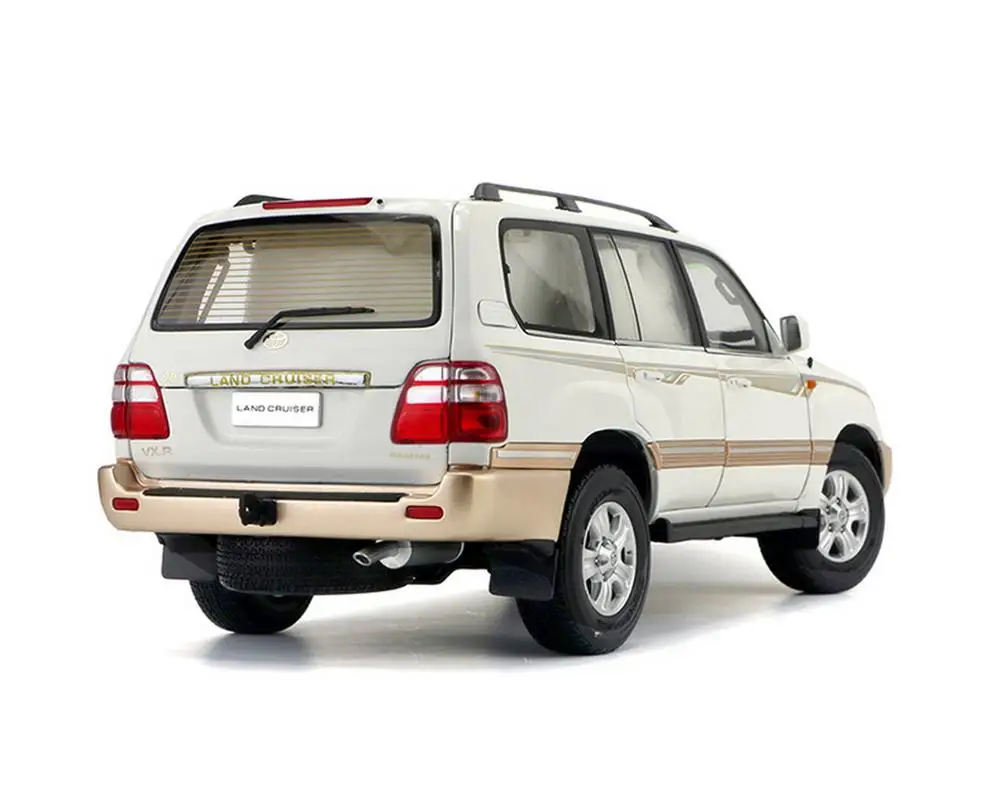 1/18 весы Toyota Land Cruiser LC100 белые литые под давлением автомобильные модельные игрушки, коллекционные