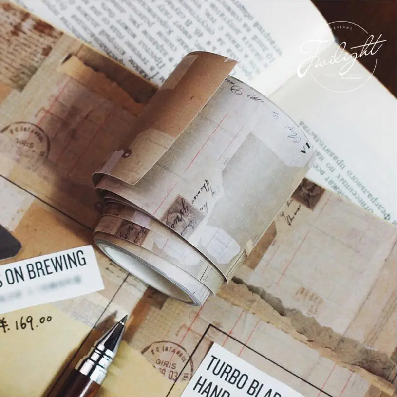 Ретро граница/любовное письмо/путешествия постомарка жизни васи клейкая лента DIY