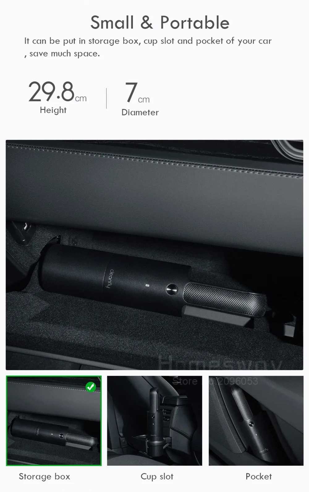 XIAOMI CLEANFLY FVQ портативный автомобильный домашний пылесос беспроводной ручной пылесос сильный всасывающий быстрый заряд для автомобиля и дома
