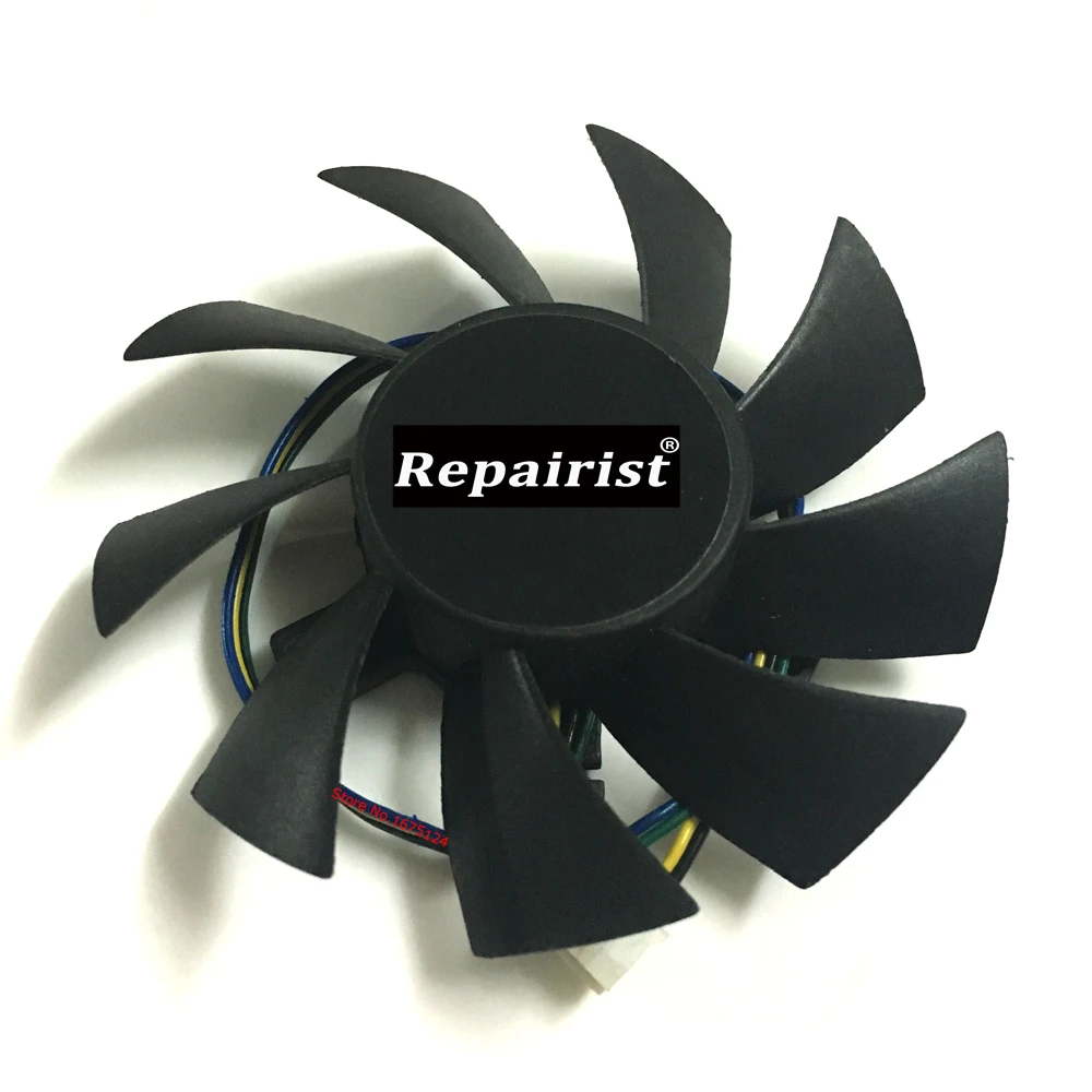 T128015SU 0.5A 4 провода 4Pin компьютерный радиатор Графика карты кулер для MSI R4770 HD4770