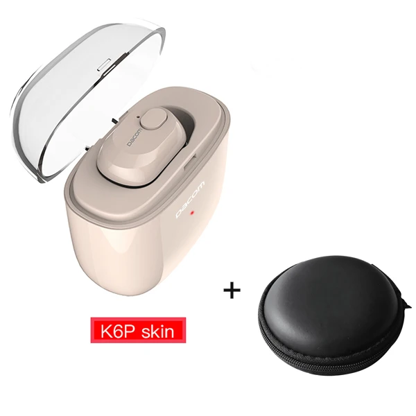 DACOM K6H Pro TWS громкая связь, воздушный наушник, мини гарнитура, стерео Bluetooth 5,0, наушники-вкладыши, беспроводные наушники, наушники PK i12 tws - Цвет: K6P-Skin