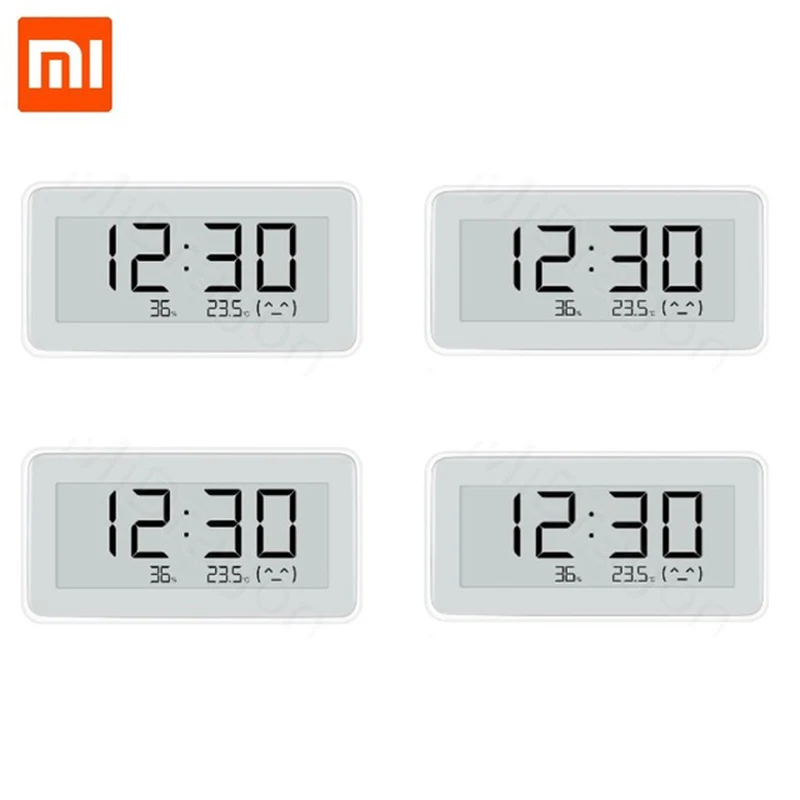 Xiaomi Mijia BT4.0 Беспроводной Smart Электрический Цифровые Часы гигрометр термометр E-ink Температура измерительный инструмент