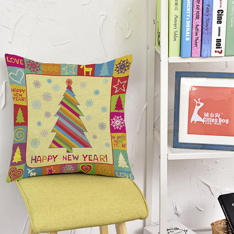 Рождественский чехол Pilow подарок Рождественская Подушка дешевый для дивана