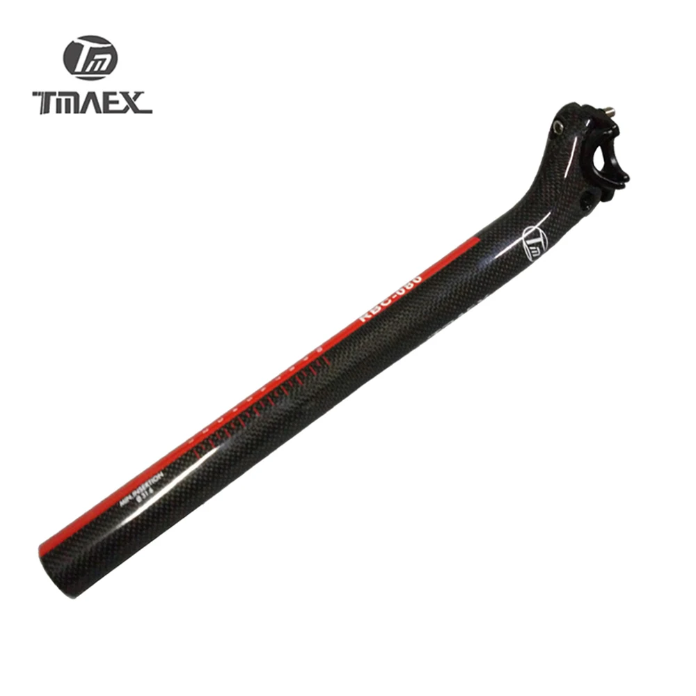 

TMAEX- Carbon Seat Post 27.2/30.8/31.6*350/400mm Carbon Bicycle Parts Mtb/Bike Seat Post Road Backward Drift Carbon Seat Post