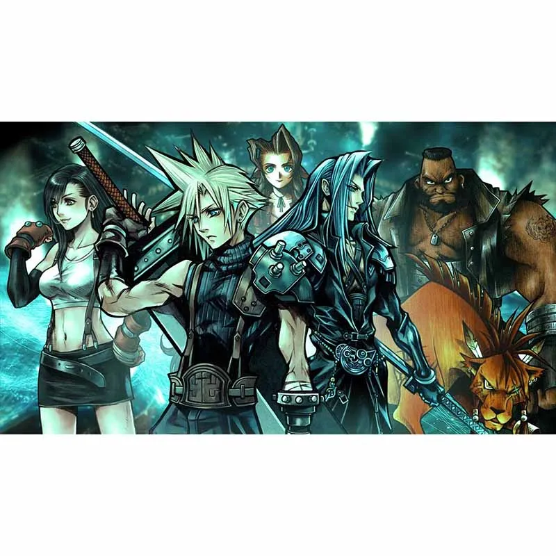 Полный 5D Diy квадратный/круглый бриллиант картина мультфильм Final Fantasy вышивка